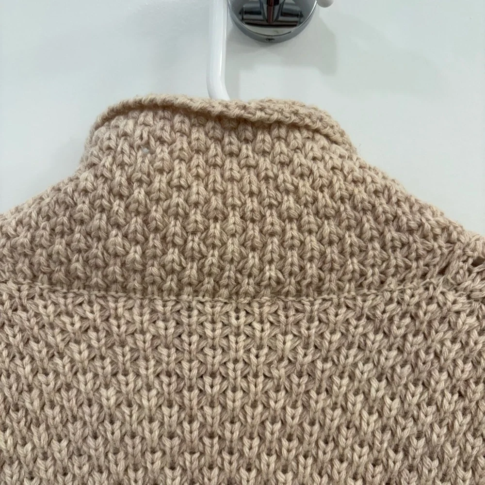 Vintage 1980s Hong Kong 100% Wool Susan Bristol Cardigan Size Small